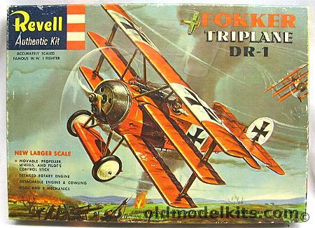 Revell 1/28 Fokker Triplane DR-1 'S' Kit, H270-198 plastic model kit